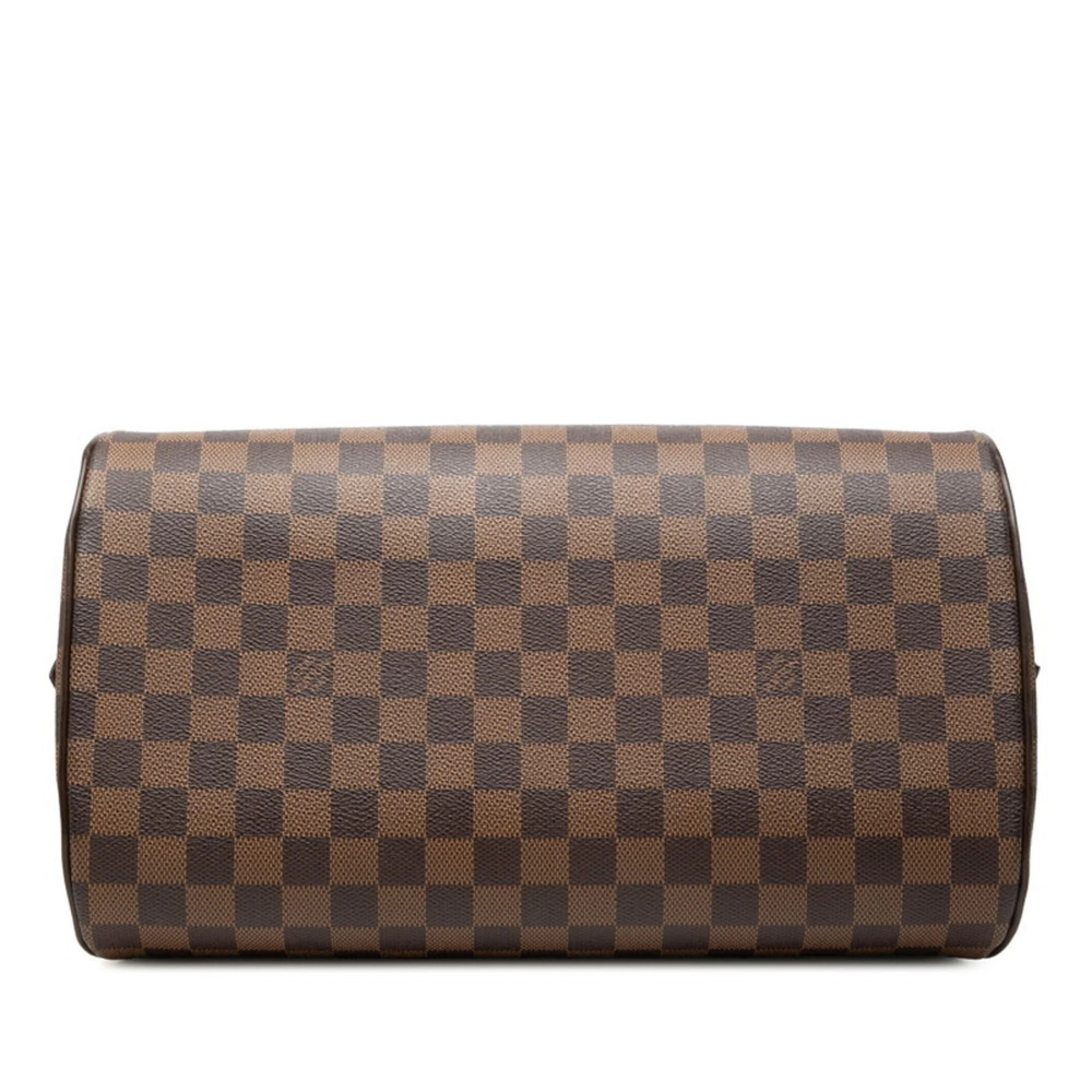 LOUIS VUITTON Brown Damier Leather Boston Bag - Picture 3 of 6